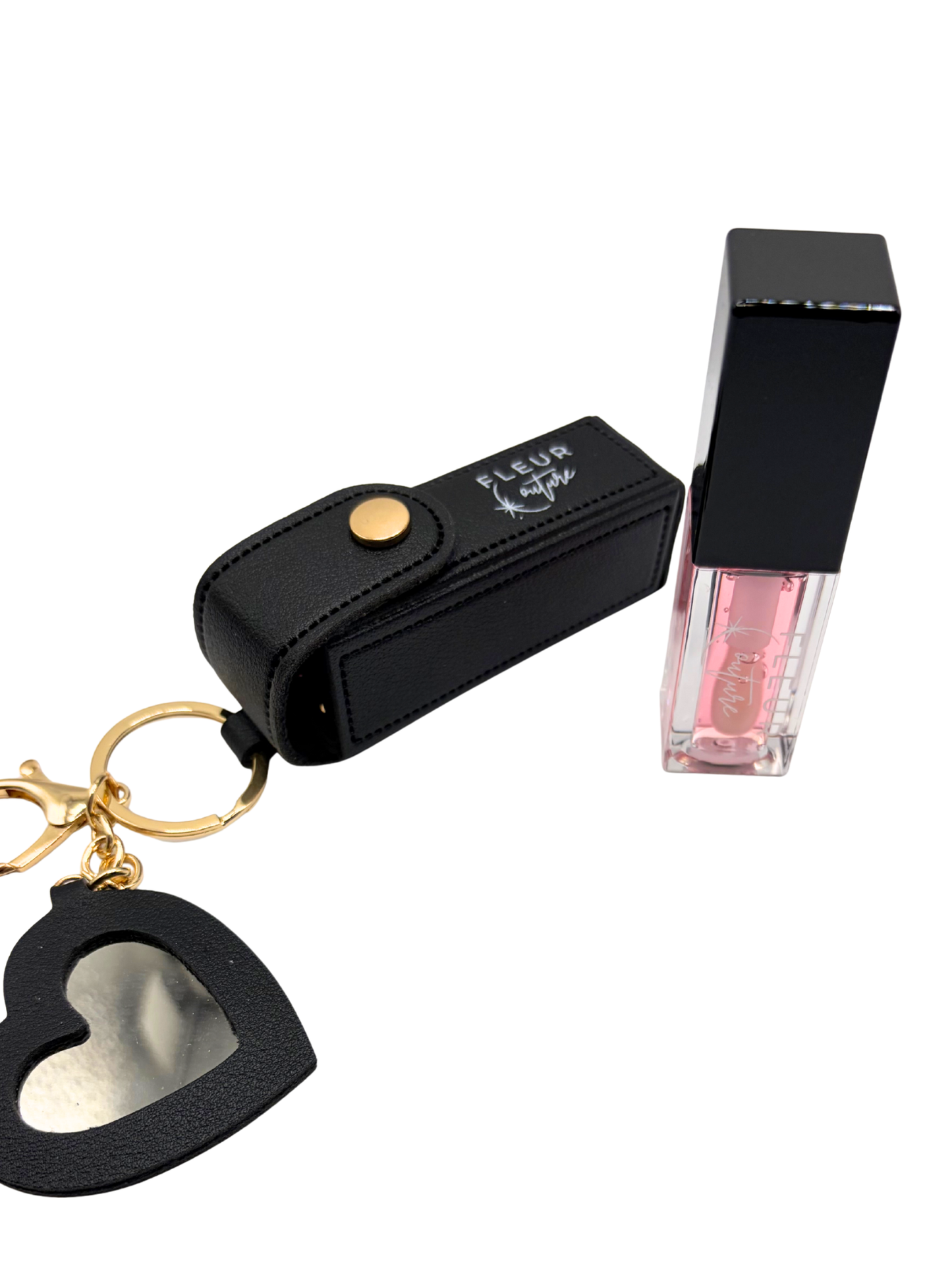 Glossy Glam Key ring (bubble gum)