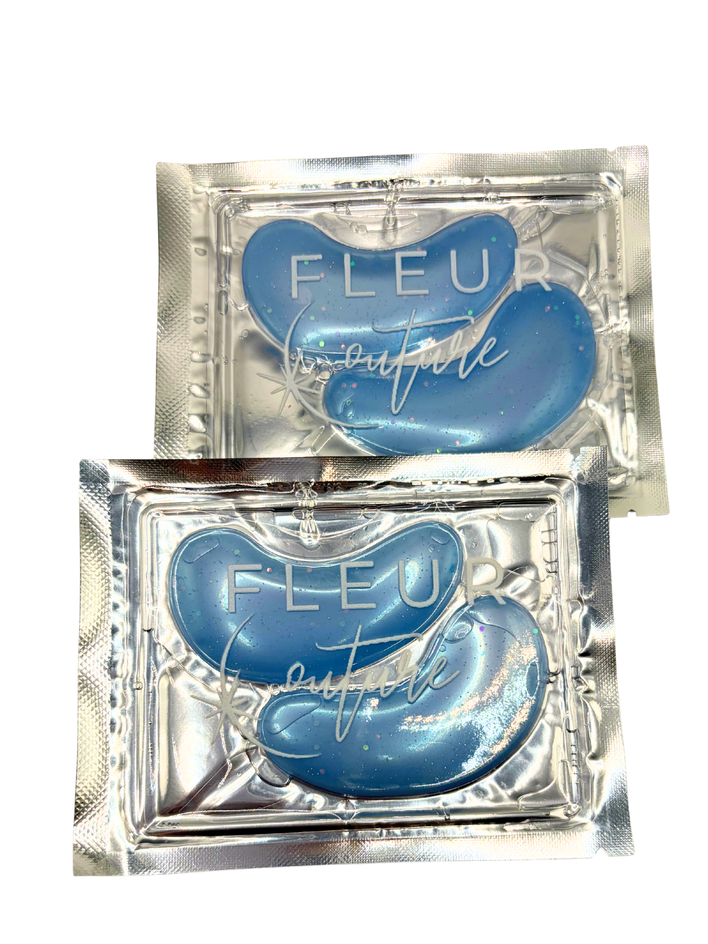 Sparkle & Refresh blue glitter gel eye pads (5 pack)