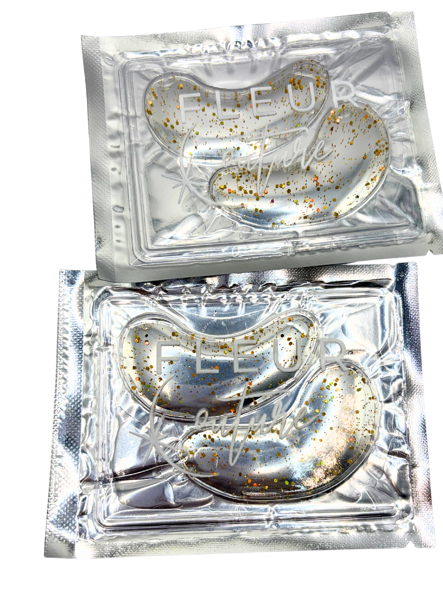 Sparkle & Refresh Gold Glitter gel eye pads (5 pack)