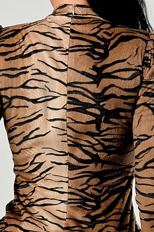 Athina transition animal print mini dress ANIMAL PRINT by Athina | Fleurcouture