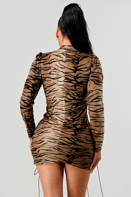 Athina transition animal print mini dress ANIMAL PRINT by Athina | Fleurcouture