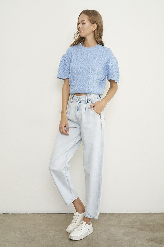 BALLOON SLOUCH JEANS LIGHT by Insane Gene | Fleurcouture