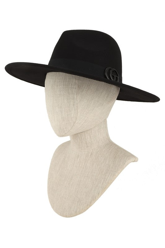Basic CG Charm Fedora Hat OS by ICCO ACCESSORIES | Fleurcouture