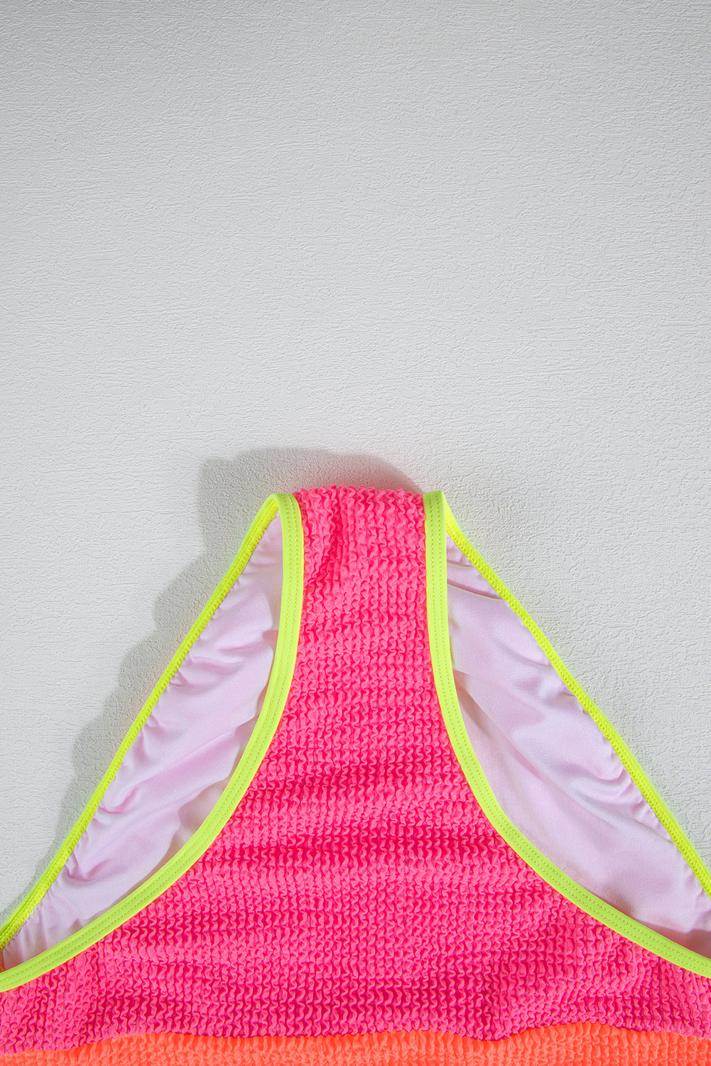 Beau Blue Color Block High Waisted Sexy Bikini Set 95%Polyester+5%Elastane Swimwear/High Waisted Swimsuit by Fleurcouture | Fleurcouture