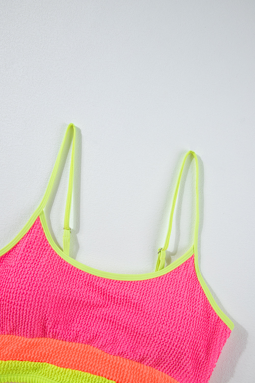 Beau Blue Color Block High Waisted Sexy Bikini Set 95%Polyester+5%Elastane Swimwear/High Waisted Swimsuit by Fleurcouture | Fleurcouture