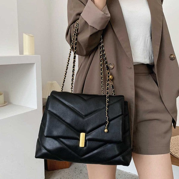 Bernie Shoulder Bag Black OS by ClaudiaG Collection | Fleurcouture