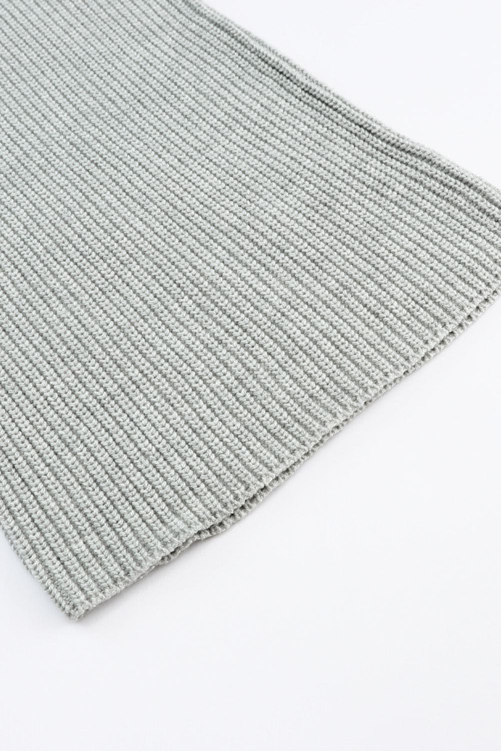 Black Knitted V Neck Sweater and Casual Pants Set 60%Cotton+40%Acrylic Two Piece Sets by Fleurcouture | Fleurcouture