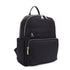 Blush or Black Lux Backpack with Gold Zipper Bag Black 1 by Dani & Em | Fleurcouture