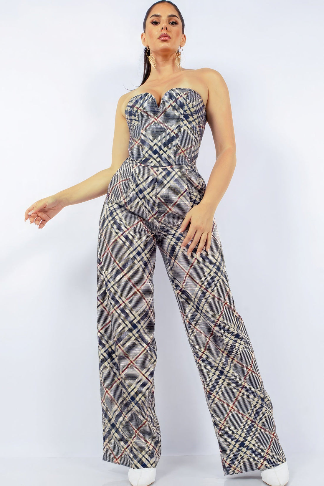 Bustier Top & Wide Pants Set by Fleurcouture | Fleurcouture