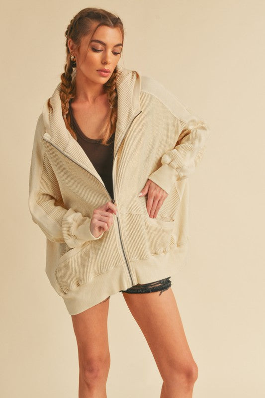 Cady Jacket BONE S by Aemi + Co | Fleurcouture