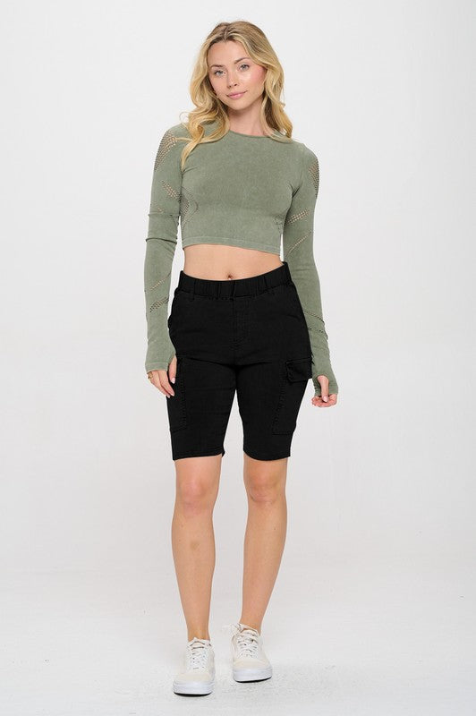 CARGO BERMUDA SHORTS by OTOS Active | Fleurcouture