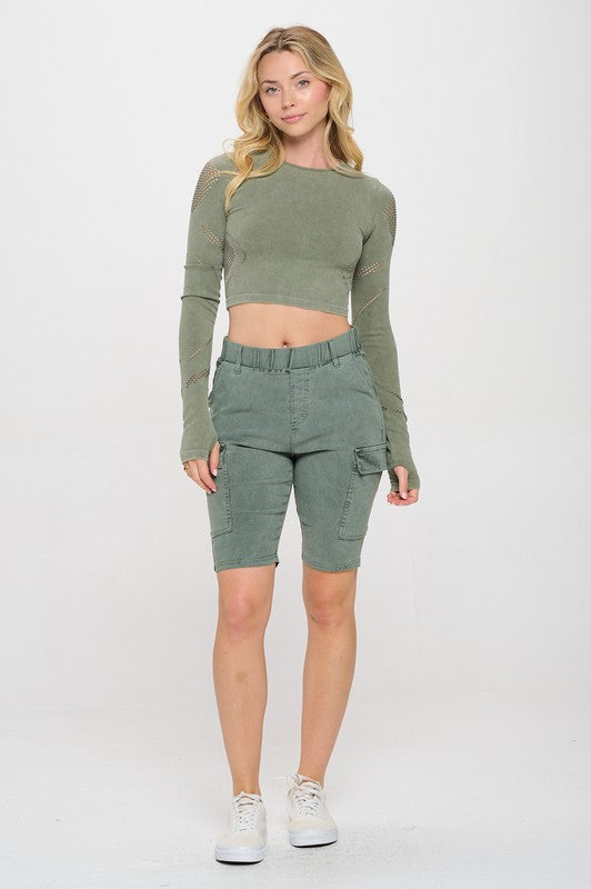 CARGO BERMUDA SHORTS by OTOS Active | Fleurcouture