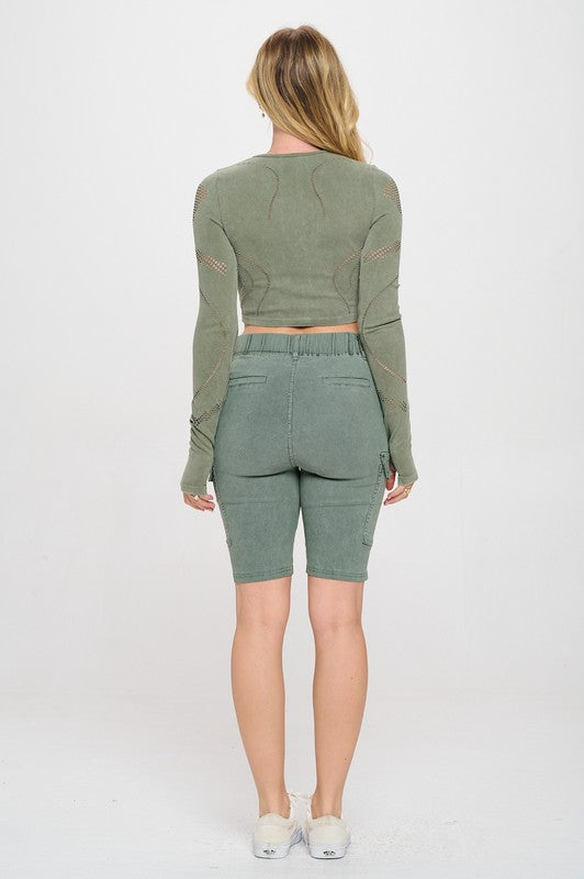 CARGO BERMUDA SHORTS by OTOS Active | Fleurcouture