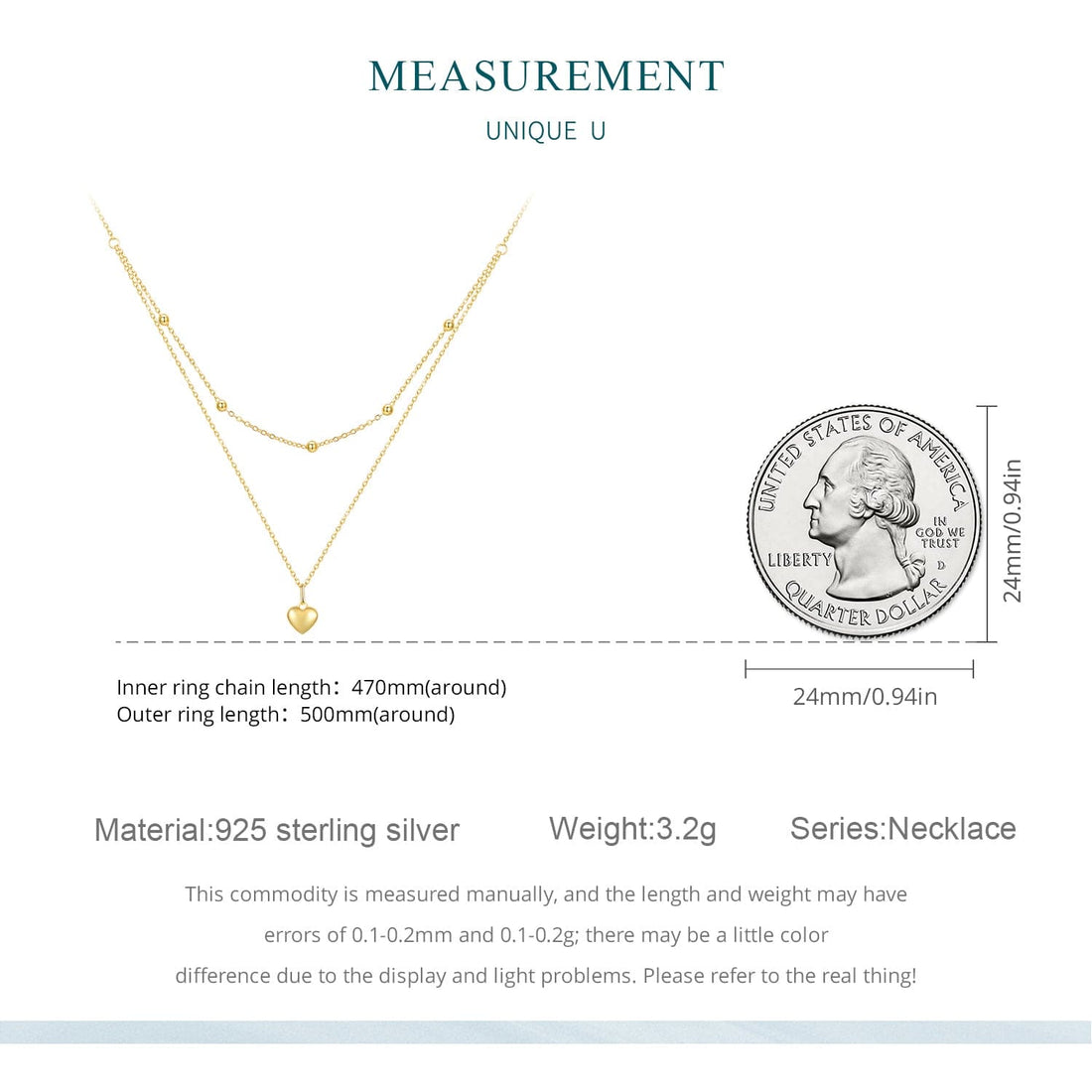 casual heart shape sterling silver plating inlay zircon white gold plated layered necklaces Jewelry by Fleurcouture | Fleurcouture