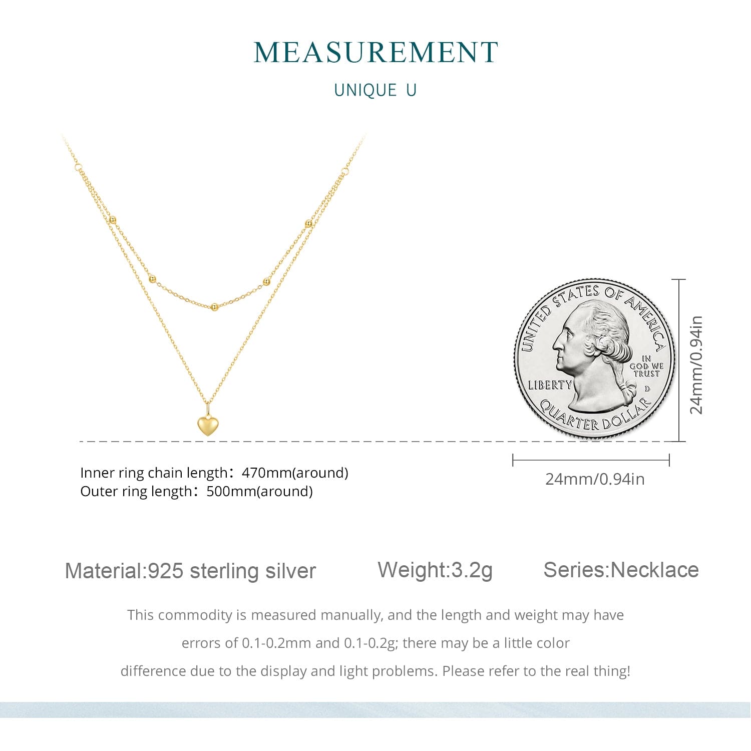 casual heart shape sterling silver plating inlay zircon white gold plated layered necklaces Jewelry by Fleurcouture | Fleurcouture