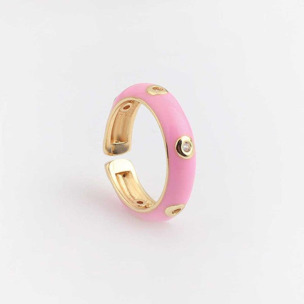 Caterpillar Ring Pink OS by ClaudiaG Collection | Fleurcouture