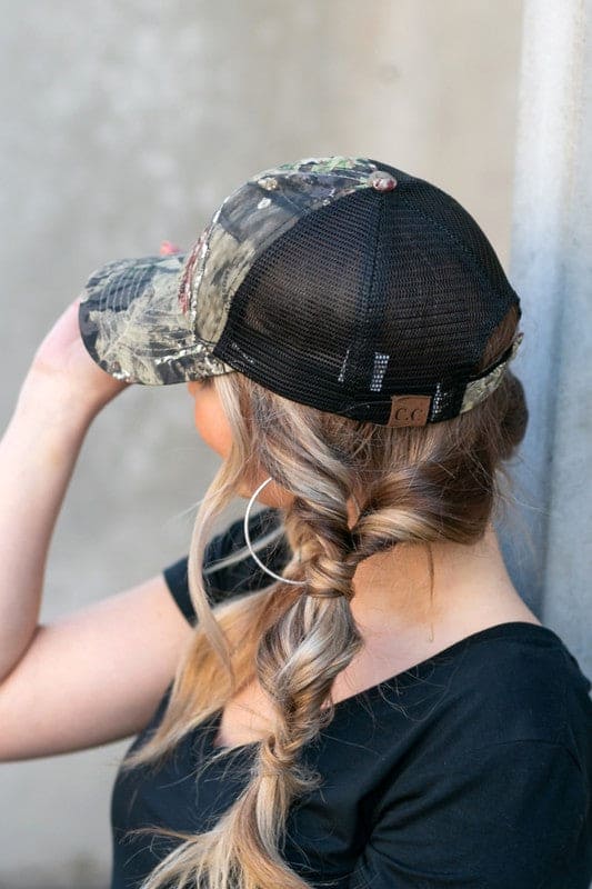 CC Mossy Oak Baseball Cap Hat Mini Break-Up Country OneSize by Aili&