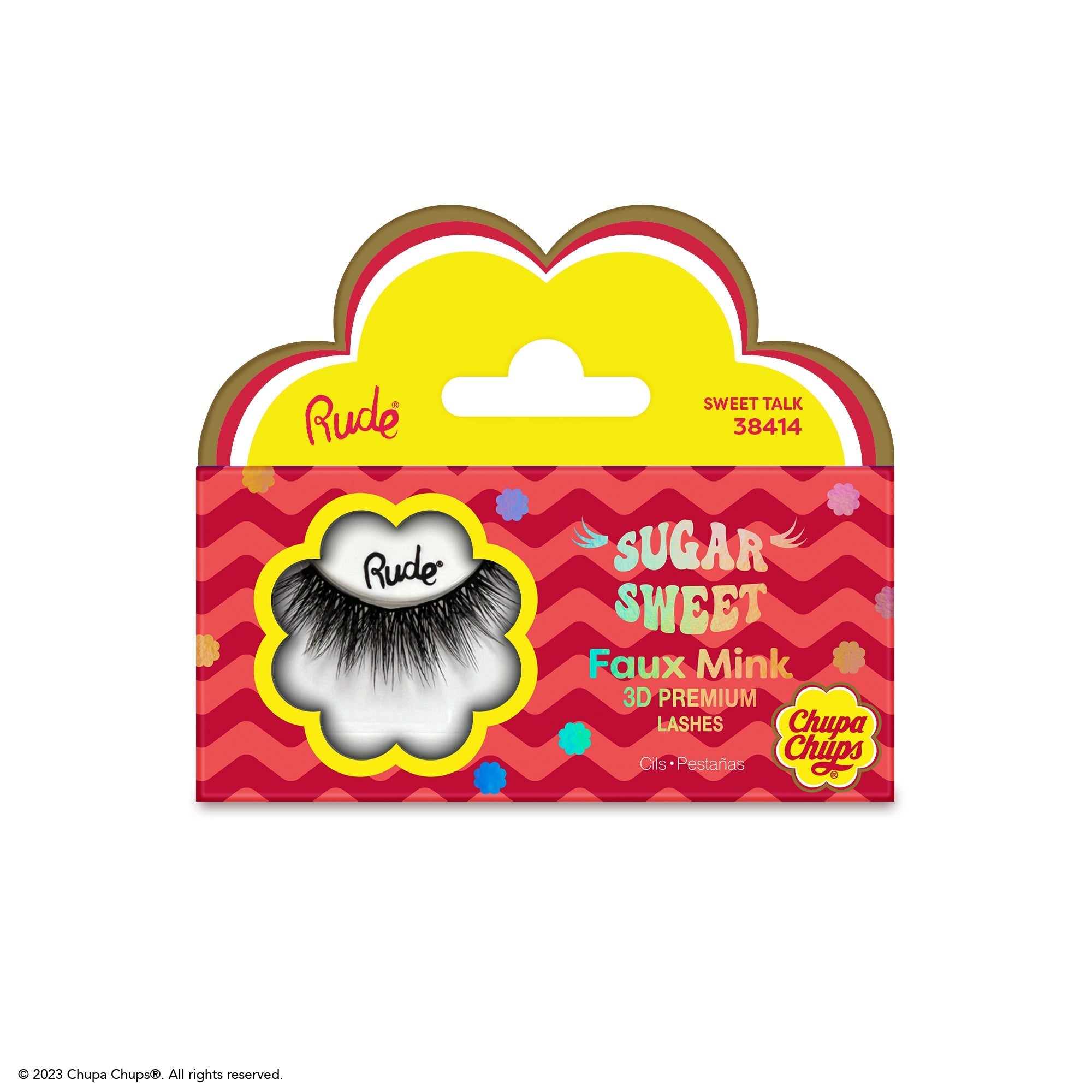 Chupa Chups Sugar Sweet Faux Mink Lashes False Eyelashes by Rude Cosmetics | Fleurcouture