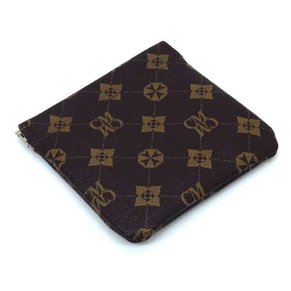 CM Monogram Spring Zip 2-in-1 Coin Purse one by Fashion World | Fleurcouture