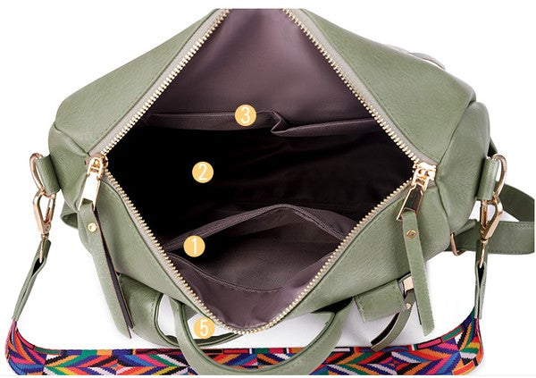 Convertible Guitar Strap Backpack Purse Handbag 1 by Dani & Em | Fleurcouture
