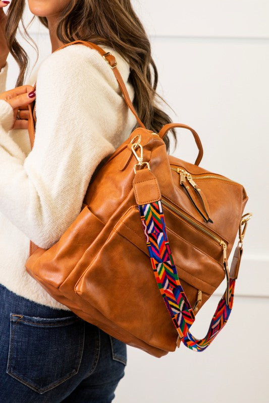 Convertible Guitar Strap Backpack Purse Handbag 1 by Dani & Em | Fleurcouture