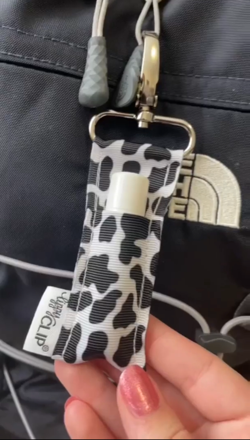 Cow Print LippyClip® Lip Balm Holder Retail by LippyClip® | Fleurcouture