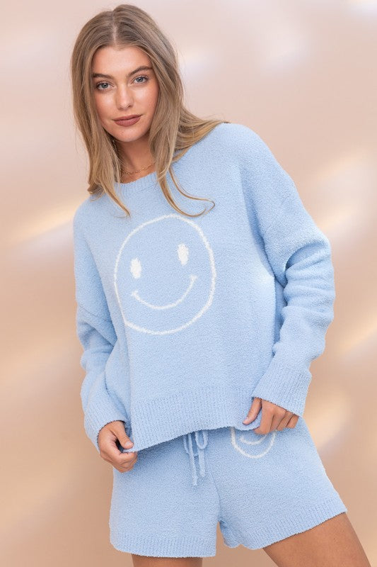 Cozy Soft Top with Shorts Set by Blue B | Fleurcouture