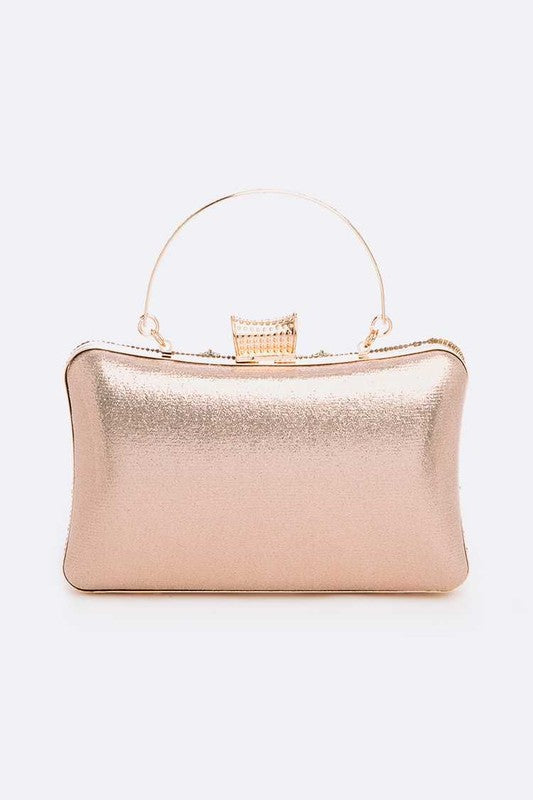 Crystal Iconic Bridal Party Box Clutch O/S by Artini Accessories | Fleurcouture
