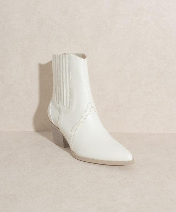 DAWN-PENELED WESTERN BOOTIES WHITE 7 by Let&