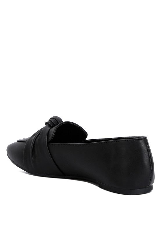 Denali Recycled Faux Leather Flat Loafers by Rag Company | Fleurcouture