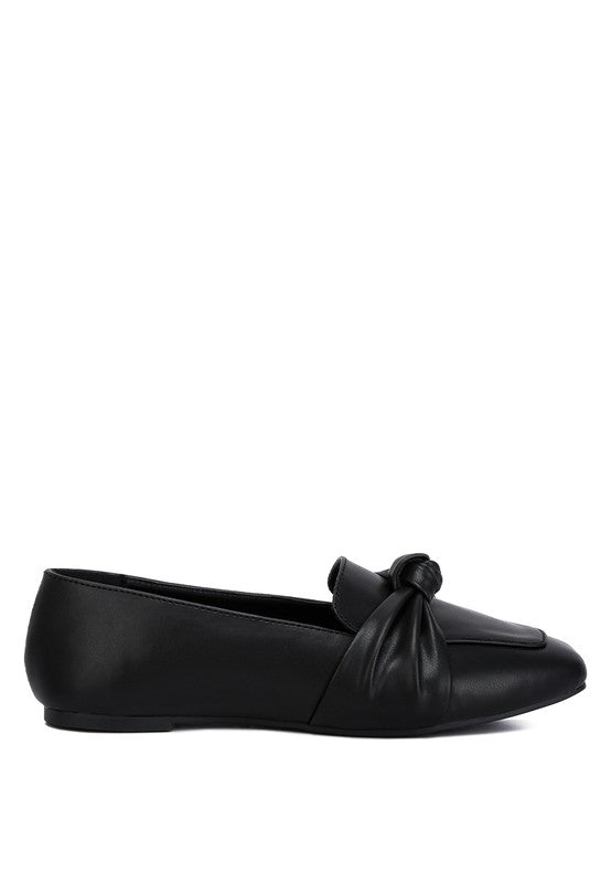 Denali Recycled Faux Leather Flat Loafers by Rag Company | Fleurcouture