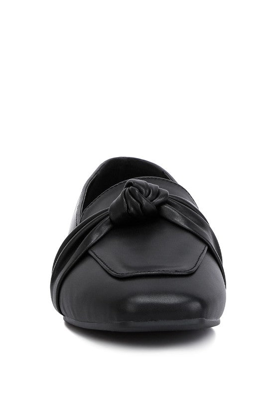 Denali Recycled Faux Leather Flat Loafers by Rag Company | Fleurcouture