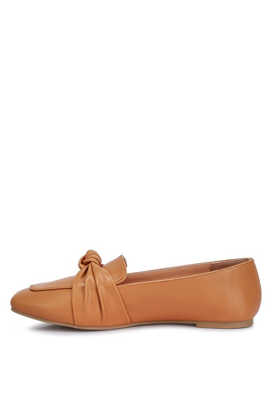 Denali Recycled Faux Leather Flat Loafers by Rag Company | Fleurcouture