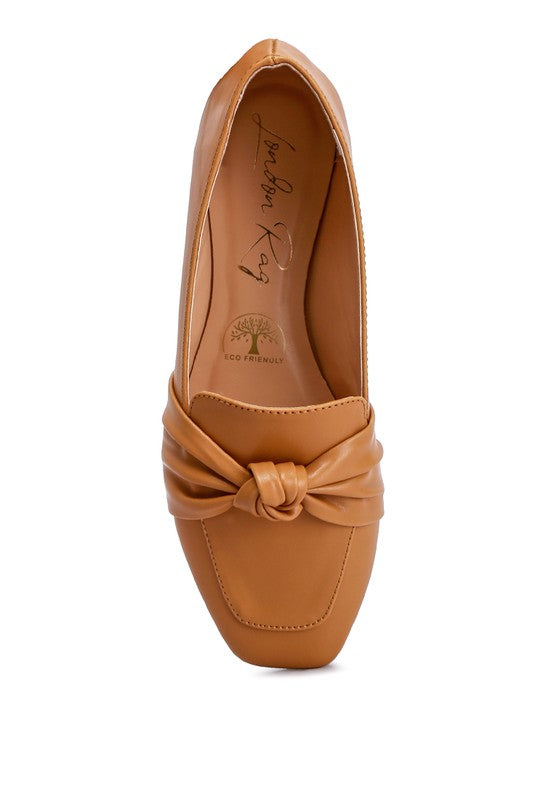 Denali Recycled Faux Leather Flat Loafers by Rag Company | Fleurcouture