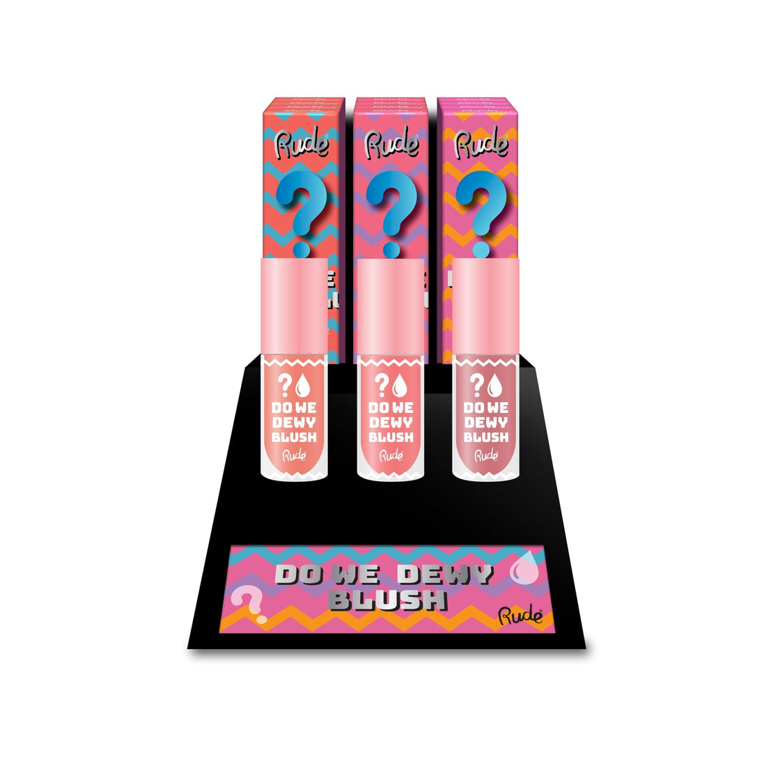 Do We Dewy Liquid Blush Display Set - 24 pcs Wholesale Set by Rude Cosmetics | Fleurcouture