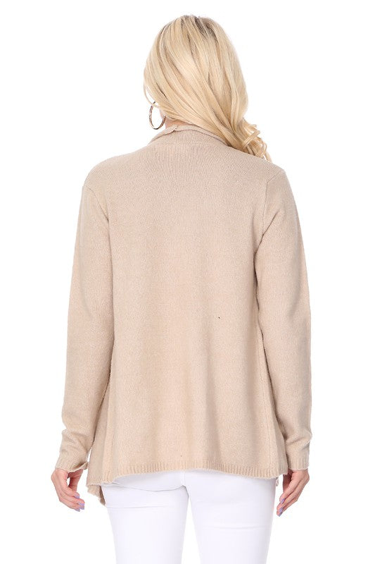 Draped Stylish Cape Sweater Cardigan by Mak | Fleurcouture