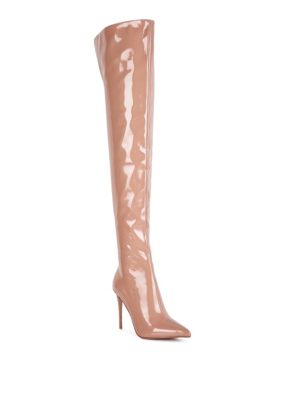 Eclectic Knee Boot Nude 5 by Rag Company | Fleurcouture