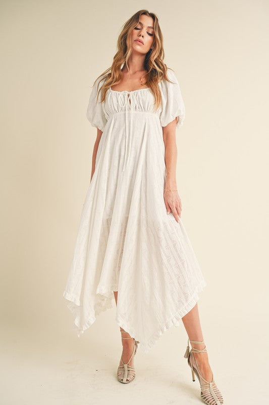 Elane Dress WHITE S by Aemi + Co | Fleurcouture