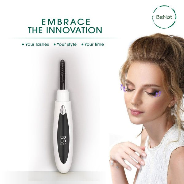 Electric Eyelash Curler White One Size by BeNat | Fleurcouture