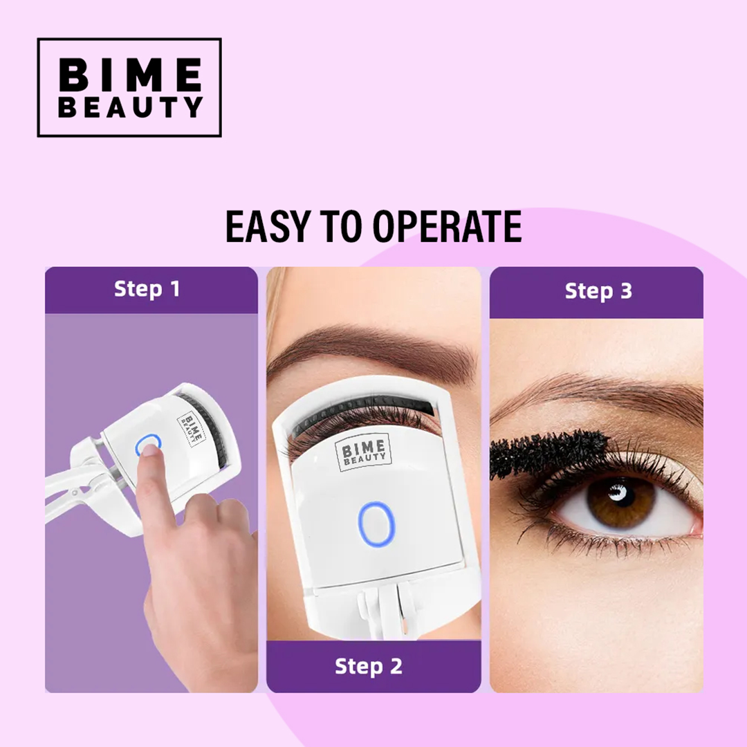 Electric Hot Heated Eyelash Curler Health & Beauty by BimeBeauty | Fleurcouture