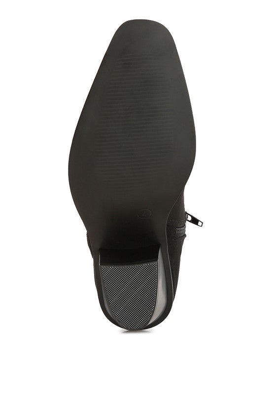 Elettra Ankle Length Cowboy Boots by Rag Company | Fleurcouture