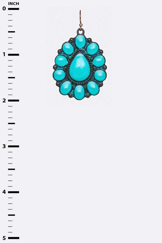 Enamel Western Fashion Earrings O/S by LA Jewelry Plaza | Fleurcouture