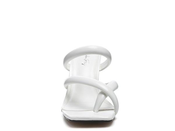 ERISED Clear Heel Toe Ring Slides by Rag Company | Fleurcouture