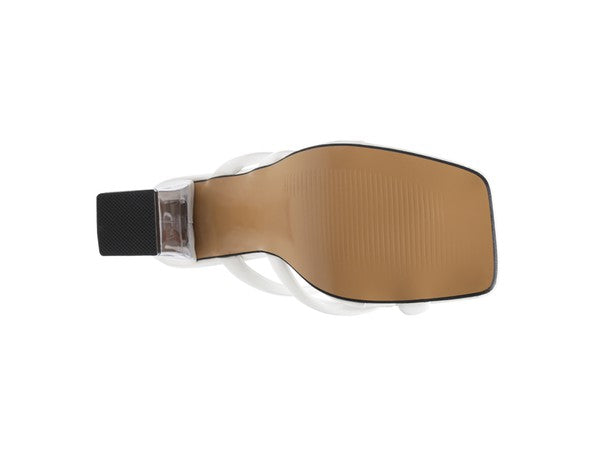 ERISED Clear Heel Toe Ring Slides by Rag Company | Fleurcouture