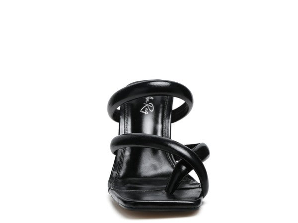 ERISED Clear Heel Toe Ring Slides by Rag Company | Fleurcouture