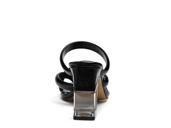 ERISED Clear Heel Toe Ring Slides by Rag Company | Fleurcouture