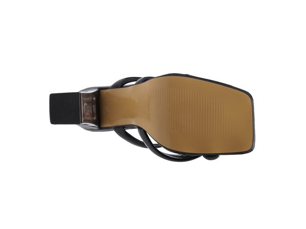 ERISED Clear Heel Toe Ring Slides by Rag Company | Fleurcouture