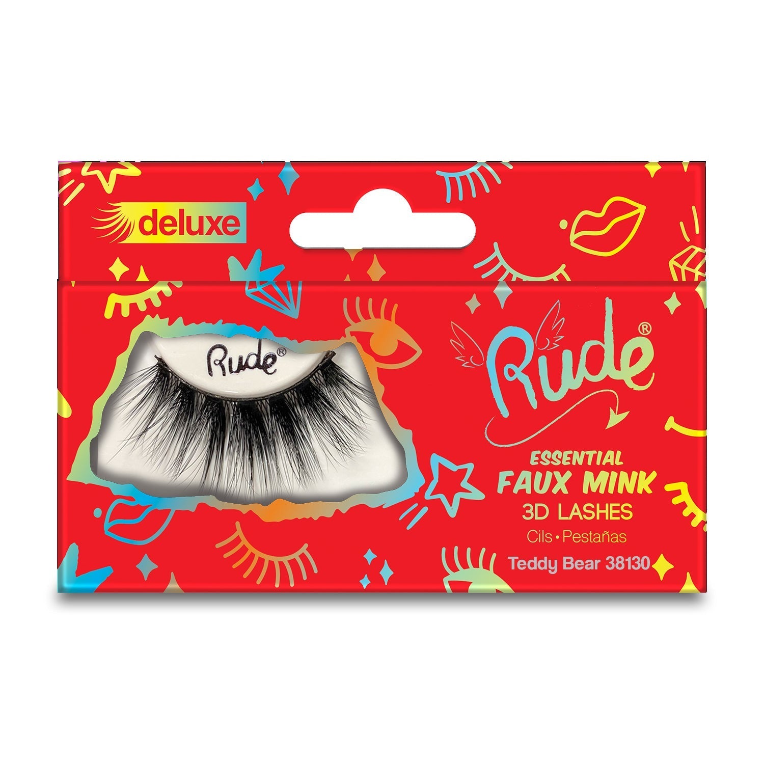 Essential Faux Mink Deluxe 3D Lashes False Eyelashes by Rude Cosmetics | Fleurcouture