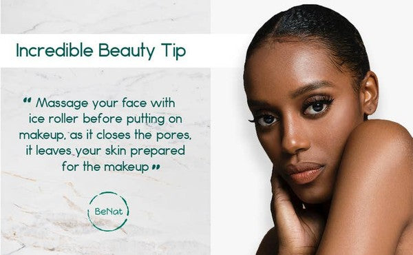 Eye & Face Ice Roller Massager As shown One Size by BeNat | Fleurcouture