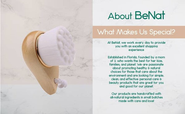 Facial Brush Bamboo Handle As shown One Size by BeNat | Fleurcouture